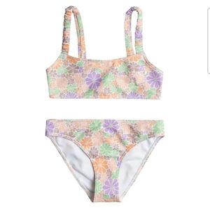 Roxy All About Sol Bralette Girls Swimsuit Set GIRLS 8